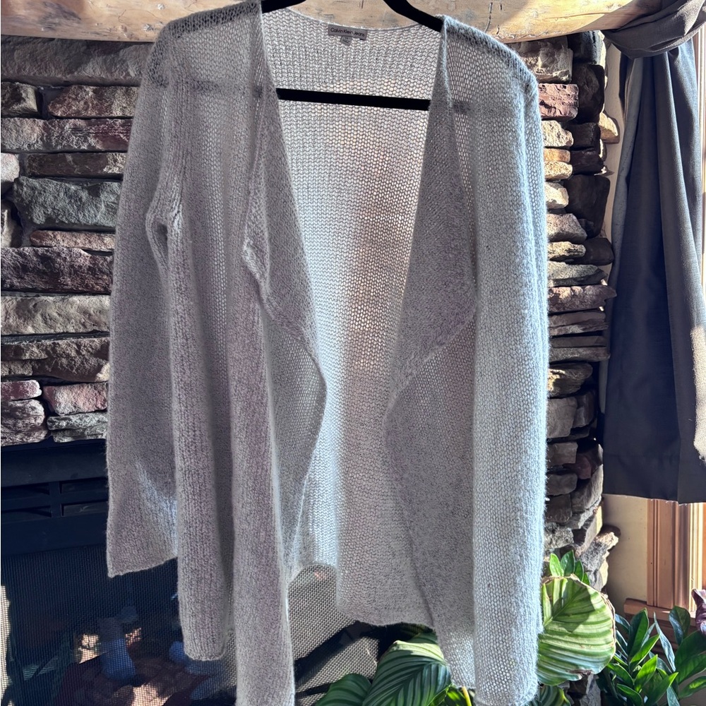 Calvin Klein Jeans Light Gray Cardigan XL (B5526)